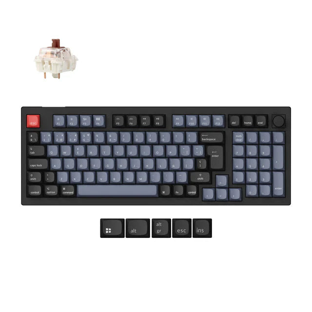 Keychron V5 Max Wireless AZERTY 96% Marron